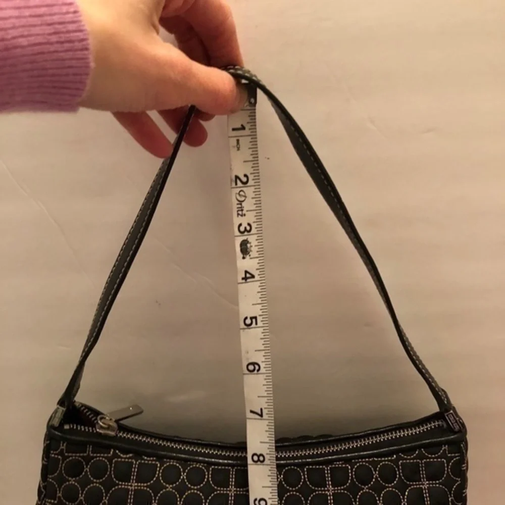 Kate spade mini bag baguette stitched embroidered